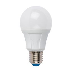 Лампа светодиодная диммируемая (UL-00004289) Uniel E27 12W 4000K матовая LED-A60 12W/4000K/E27/FR/DIM PLP01WH