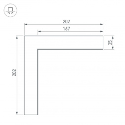 Соединитель профиля Arlight SL-LINIA 030124