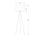 Торшер TK Lighting 5053 Tago Black
