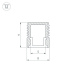Алюминиевый профиль с экраном Arlight SL-Mini-8-2000 Anod+Opal 036832