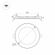 Встраиваемый светодиодный светильник Arlight DL-225M-21W Warm White 020119