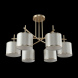 Потолочная люстра Crystal Lux Sergio PL6 Gold