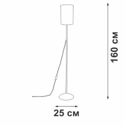 Торшер Vitaluce V2840-0/1P
