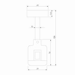 Декоративная стойка с коннектором Elektrostandard Esthetic Magnetic 4690389202308 85145/00 a065437