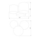 Потолочный светильник TK Lighting 4392 Mona Gray