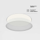 Потолочный светильник Maytoni Technical Ceiling Zon C032CL-90W4K-RD-MG