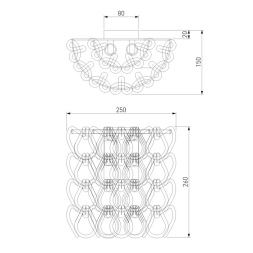 Настенный светильник Bogates Cappio 380/2 a069358