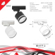Трековый однофазный светильник Reluce 53001-9.3-001LD GX53 BK