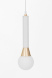 Подвесной светильник Lumina Deco Folino LDP 7012-1B WT+GD