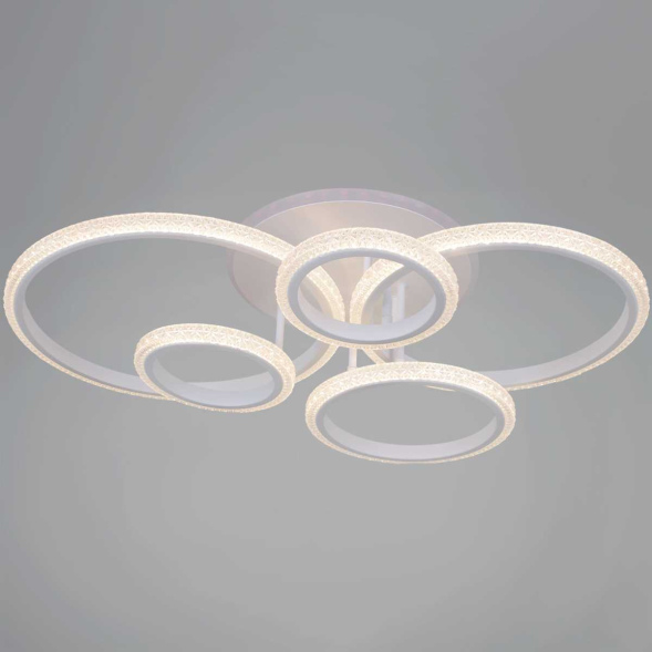 Потолочная люстра Reluce 06333-0.3-5+5A WH (RGB)
