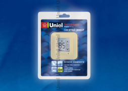 Диммер (04029) Uniel USW-001-LCD-DM-40/500W-TM-M-BG