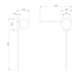 Бра Eurosvet Fredo 40034/1 золото a061493