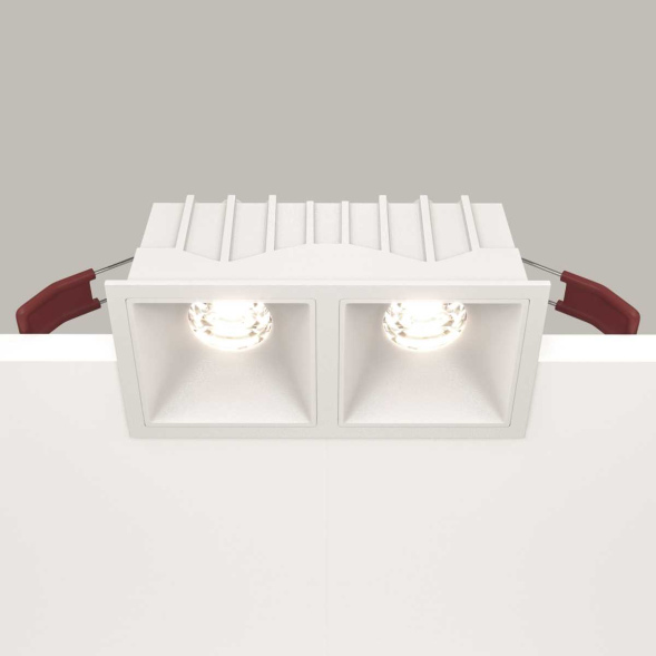 Встраиваемый светильник Maytoni Technical Alfa LED DL043-02-10W4K-D-SQ-W