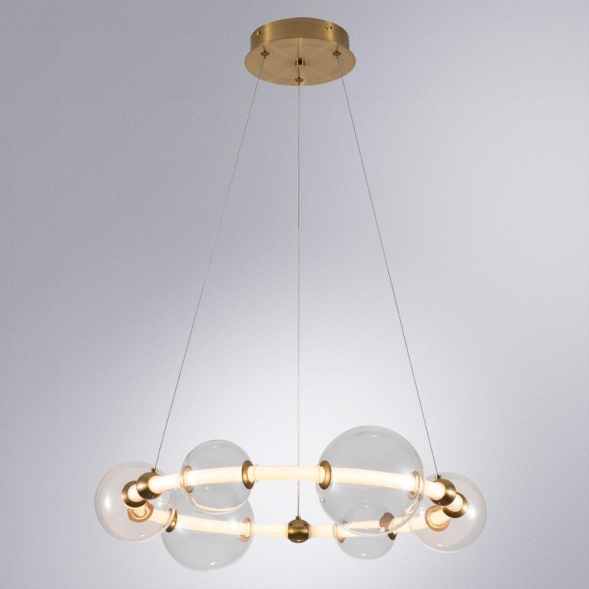 Подвесная люстра Arte Lamp Crocus A2780LM-40PB