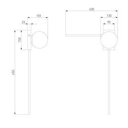 Бра Eurosvet Fredo 40034/1 латунь a061469