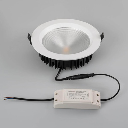 Встраиваемый светодиодный светильник Arlight LTD-187WH-Frost-21W Warm White 021069