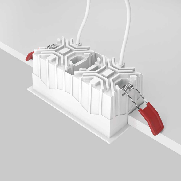 Встраиваемый светильник Maytoni Technical Alfa LED DL043-02-10W3K-D-SQ-W