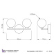 Бра Lumina Deco Marsiada LDW 6033-2 MD