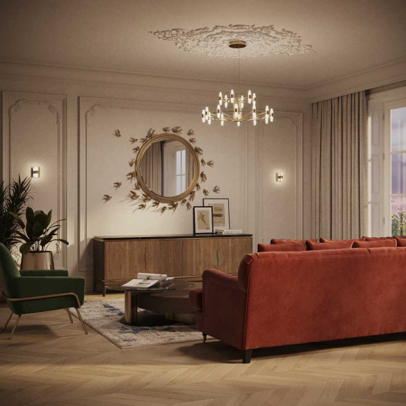 Подвесная люстра Maytoni Arana MOD401PL-L72BS3K