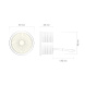 Светодиодный модуль Denkirs Slim Led DK3000-8W dim