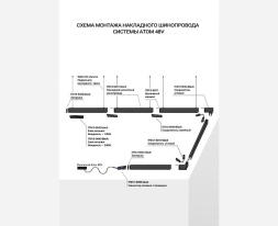 Крепежный элемент для шинопровода Italline Atom IT012-5037
