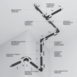 Шинопровод Maytoni Magnetic track system Exility TRX034-422.12B