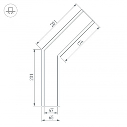 Соединитель профиля Arlight SL-LINIA 030123