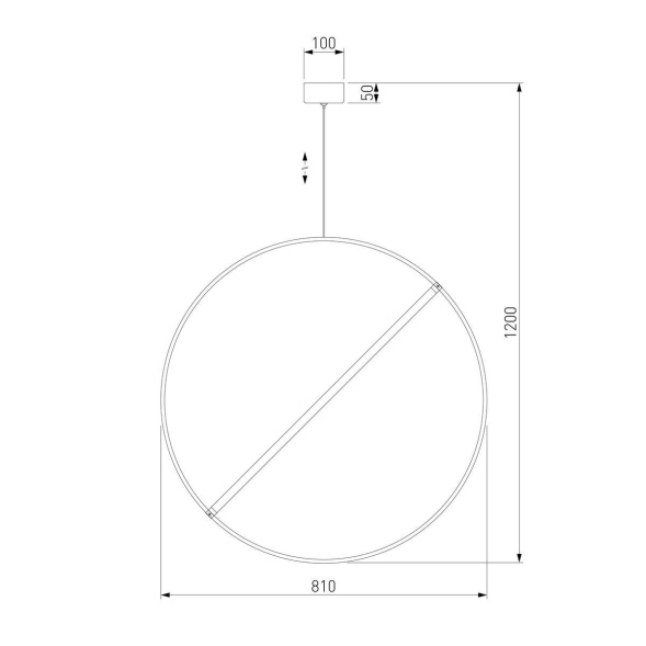 Подвесной светильник Eurosvet Element 90283/1 бронза a061419