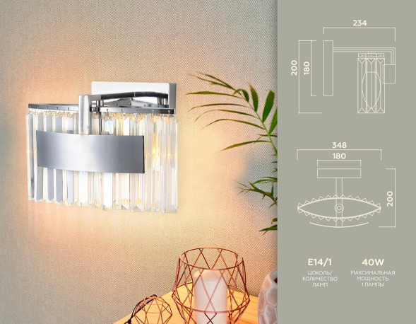 Настенный светильник Ambrella Light Traditional TR5094