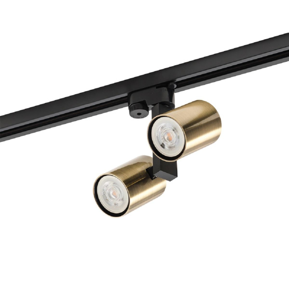 Трековый однофазный светильник Crystal Lux CLT 0.31 001 60C2 BL-BZ