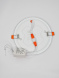 Встраиваемый светильник Elvan VLS-1612R-12W-WW-Wh