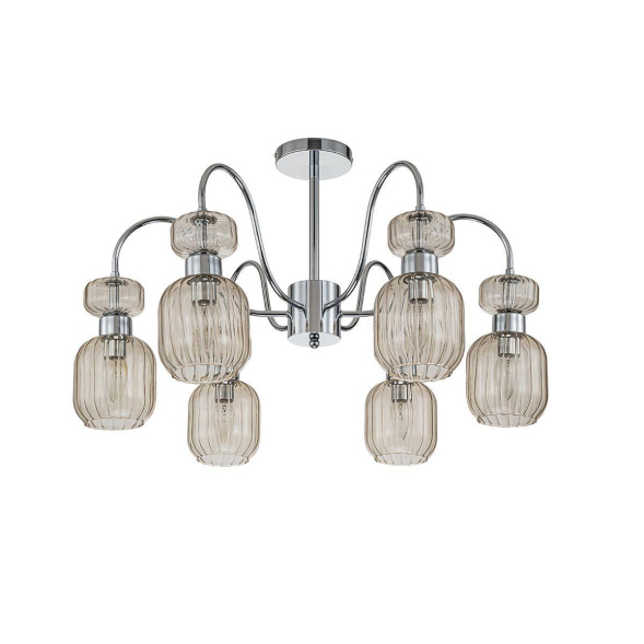 Люстра на штанге Escada Gloss 1141/6PL Chrome/Beige