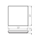 Потолочный светодиодный светильник Kanlux Varso Hi 36W-NW-L-SE 26986