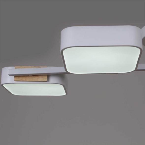 Люстра на штанге Reluce 03361-0.3-04 WH+WOOD