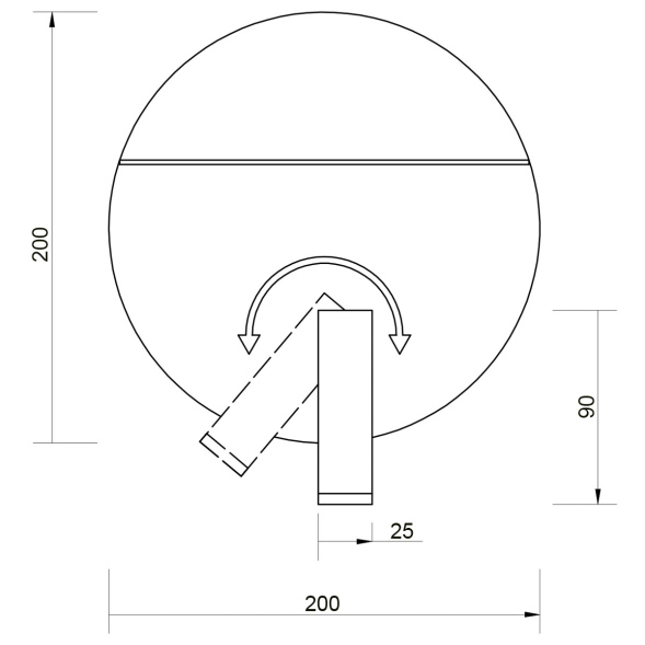 Бра Vele Luce Radar VL8292W21