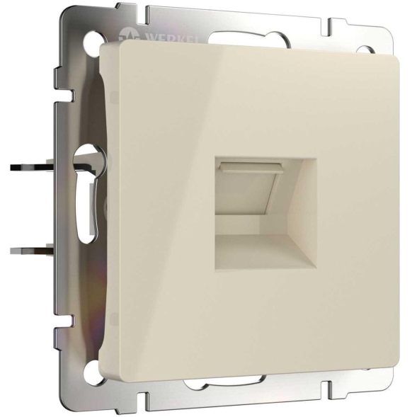 Розетка Ethernet RJ-45 Werkel слоновая кость W1181003 4690389155857