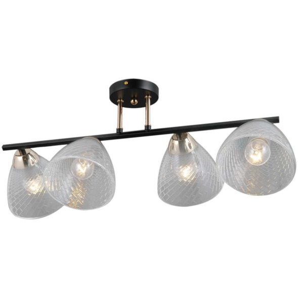 Потолочная люстра Illumico IL0739-4CSQ-24 BK FGD ARIES