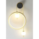 Бра Crystal lux RODRIGO AP20W LED BLACK/GOLD