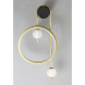 Бра Crystal lux RODRIGO AP20W LED BLACK/GOLD