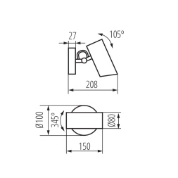Спот Kanlux Agzar 36255