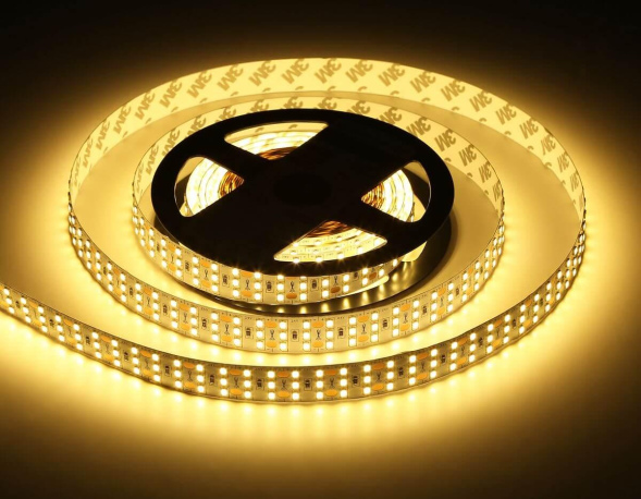 Светодиодная лента трехрядная Ambrella Light LED Strip 24В 2835 26Вт/м 3000K 5м IP20 GS3901