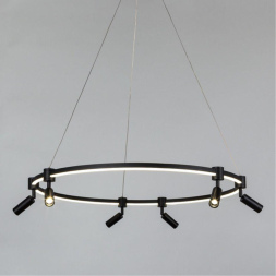 Подвесная люстра Arte Lamp Ring A2186SP-1BK