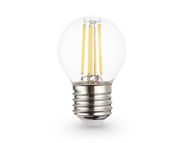 Филаментная светодиодная лампа Ambrella Light Bulbing E27 15W 4000K шар 451524