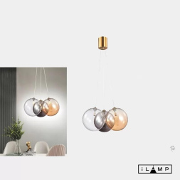 Подвесной светильник iLamp Drop 8110P/3 BR-MLT