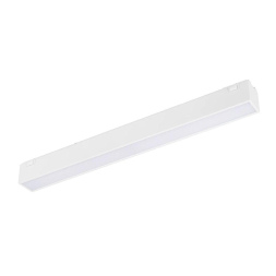 Трековый магнитный светильник Arlight MAG-VIBE-FLAT-L293-12W Warm3000 (WH, 100 deg, 48V) 044433
