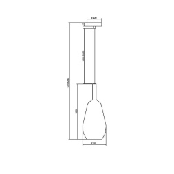 Подвесной светильник Maytoni Duality MOD271PL-01B9