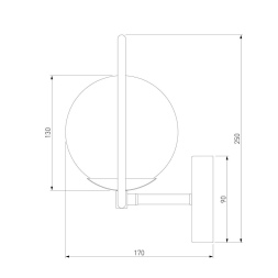 Бра Eurosvet Ringo 50289 золото a060909