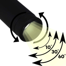 Трековый однофазный светильник Reluce 06650-9.3-LED10/20/30W CCT BK