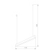 Линейный подвесной светильник TK Lighting 18079 Luxe a068787