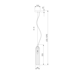 Подвесной светильник Eurosvet Siesta 50252/1 белый матовый a063850